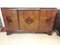 Inlaid Wood Sideboard with Marble Top 5