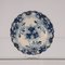 Dutch Blue and White Delftware Tea Caddy and Cabinet Plates, 1940s, Set of 3, Image 4