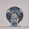 Bandeja para el té y platos holandeses Delftware en azul y blanco, años 40. Juego de 3, Imagen 2