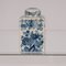 Dutch Blue and White Delftware Tea Caddy and Cabinet Plates, 1940s, Set of 3, Image 6