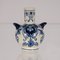 Vases Art Déco Bleus et Blancs, Pays-Bas, 1940s, Set de 3 11