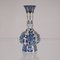 Blue and White Delftware Vase, Tea Caddy & Silver Spoons, Set of 11 3