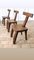 Brutalist T Chairs, Set of 6, Image 3