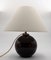 Art Deco Opalin Glass Ball Lamp, 1930s 6