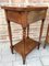 20th Century French Walnut Nightstands with Drawers and Shelves, Set of 2, Image 6