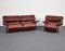 Mid-Century Veranda Leather Sofa by Vico Magistretti for Cassina, 1980s 6