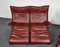 Mid-Century Veranda Leather Sofa by Vico Magistretti for Cassina, 1980s 1