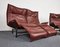 Mid-Century Veranda Leather Sofa by Vico Magistretti for Cassina, 1980s 3