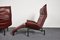 Mid-Century Veranda Leather Lounge Chair by Vico Magistretti for Cassina, 1980s 11