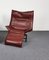 Mid-Century Veranda Leather Lounge Chair by Vico Magistretti for Cassina, 1980s 6