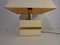 Ivory Colored Epoxy Cube Table Lamp from Bicchielli Italy, Image 10