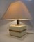 Ivory Colored Epoxy Cube Table Lamp from Bicchielli Italy, Image 2