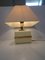 Ivory Colored Epoxy Cube Table Lamp from Bicchielli Italy 8