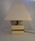 Ivory Colored Epoxy Cube Table Lamp from Bicchielli Italy, Image 11
