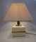 Ivory Colored Epoxy Cube Table Lamp from Bicchielli Italy 9
