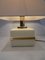 Ivory Colored Epoxy Cube Table Lamp from Bicchielli Italy, Image 6