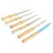 Bamboo Cheese Knives, France, 1960s, Set of 6, Image 1