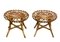 Bamboo and Rattan Stools by Franco Albini, Italy, 1960s, Set of 2, Image 2