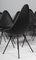 Sedie da pranzo nr. 3110 in pelle nera di Arne Jacobsen per Fritz Hansen, Immagine 7