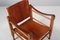 Sadle Leather Safari Chair from Aaage Bruru & Son, 1960s 6