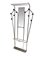 Art Deco Coat Rack & Mirror in Tubular Aluminum, France, 1930 2