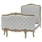 Upholstered Button Back Daybed or Single Bed, France, 1900s 1