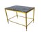 Mid-Century Marble and Gilt Brass Coffee Table from Maison Jansen, France, Image 3