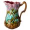 Art Nouveau Barbotine Pitcher from Manufacture d'Onnaing, 1900s, Image 1