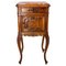 Louis XV Style French Marble Bedside Table, Late 1900s, Image 1