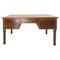 French Louis Philippe Walnut Desk with Leather Top, 1800s, Image 1