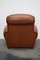 Vintage French Cognac Leather Club Chair, 1940s, Image 11