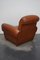 Club chair vintage in pelle color cognac, Francia, anni '40, Immagine 9