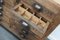 French Pine Rustic Apothecary Workshop Cabinet, 1950s, Image 11