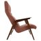 Danish Oak Highback Chair, 1960s, Image 1