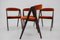 Denmark Teak Compass Dining Chairs by Kai Kristiansen, 1960s, Set of 4 5