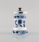Hand Painted Blue Porcelain Pepper Mill, 1900s 3
