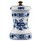 Hand Painted Blue Porcelain Pepper Mill, 1900s 1