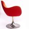 Mid-Century Orange/Red Italian Swivel Chair, 1960s 9