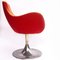 Chaise Pivotante Mid-Century Orange/Rouge, Italie, 1960s 14