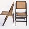 Vintage Rattan Fold Up Chairs, 1970s, Set of 2, Image 2