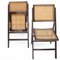 Vintage Rattan Fold Up Chairs, 1970s, Set of 2, Image 3