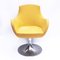 Mid-Century Italian Yellow Swivel Chair, 1960s 2