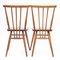 Vintage Beech and Elm 391 Stick Back Chairs from Ercol, 1960s, Set of 4 3