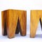 Solid Wood Tree Root Stool or Side Tables, 1980s, Set of 2 8