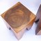 Solid Wood Tree Root Stool or Side Tables, 1980s, Set of 2, Image 6
