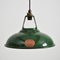 Original antike grüne Coolicon Lampe -C 1