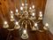 Lámpara de araña vintage de bronce con 18 luces, Imagen 12