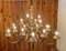 Vintage 18 Bronze Light Chandelier 2