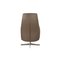 Beige Leather Züco Armchair with Footstool from 4+ Relax AA08 7