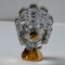 Lead Crystal Wall Light with Brass Frame by OTHR, France, 1970s, Image 12